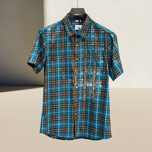 Burberry Plaid Short-Sleeve Shirt
